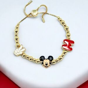 NEW Disney Mickey Mouse Pisa Charm Bracelet Officially Licensed Disney Product